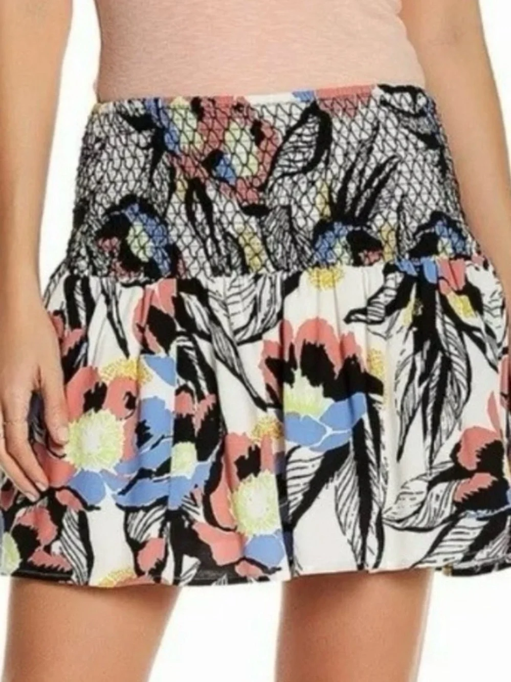 Free People LA Nights Mini Skirt